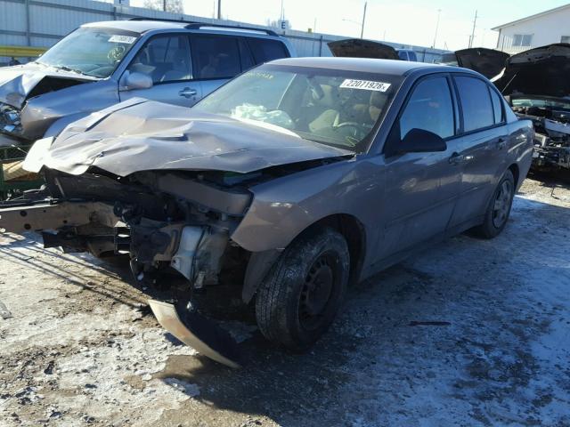 1G1ZS58F57F213629 - 2007 CHEVROLET MALIBU LS ყავისფერი ფოტო 2
