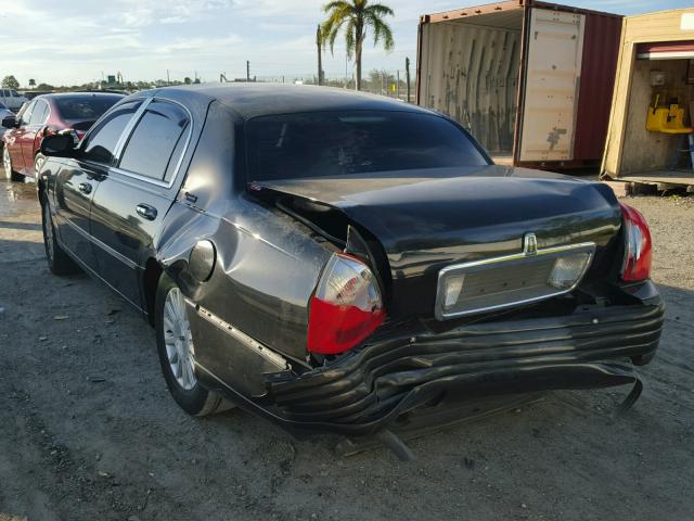 1LNHM82W15Y647566 - 2005 LINCOLN TOWN CAR S BLACK photo 3