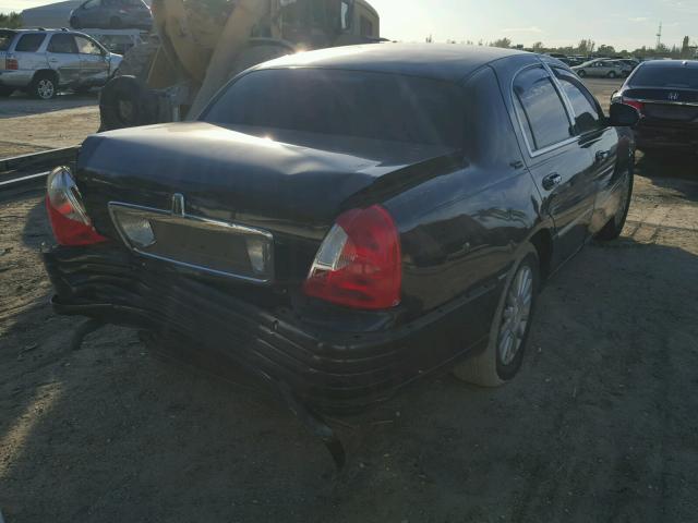 1LNHM82W15Y647566 - 2005 LINCOLN TOWN CAR S BLACK photo 4