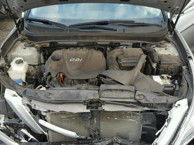 5NPEB4AC3EH816730 - 2014 HYUNDAI SONATA GLS SILVER photo 7