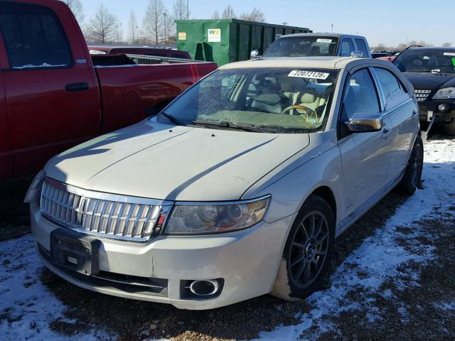 3LNHM28T77R612557 - 2007 LINCOLN MKZ კრემისფერი ფოტო 2