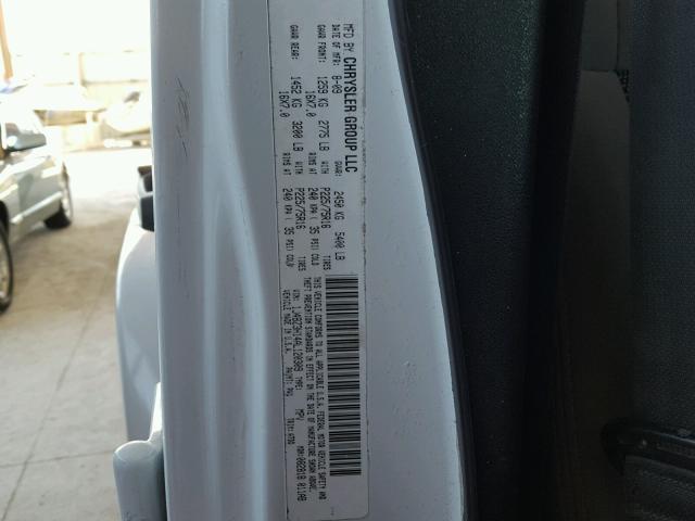 1J4BZ3H14AL120309 - 2010 JEEP WRANGLER U WHITE photo 10