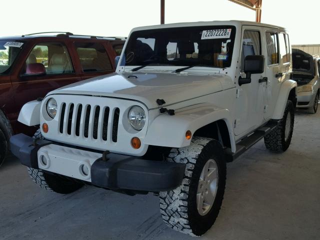 1J4BZ3H14AL120309 - 2010 JEEP WRANGLER U WHITE photo 2