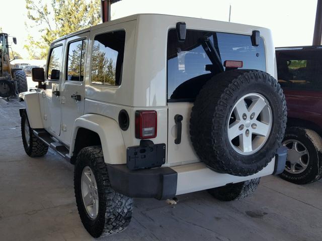 1J4BZ3H14AL120309 - 2010 JEEP WRANGLER U WHITE photo 3