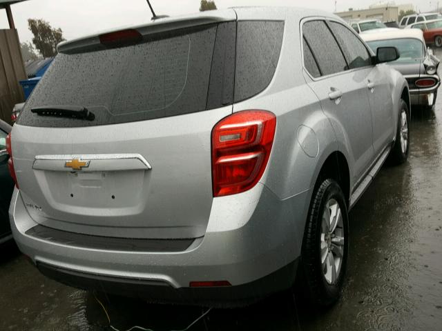 2GNALAEK2H6112899 - 2017 CHEVROLET EQUINOX L SILVER photo 4