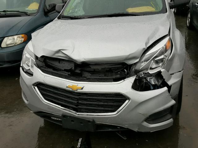 2GNALAEK2H6112899 - 2017 CHEVROLET EQUINOX L SILVER photo 7