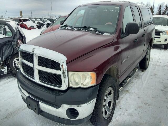 1D7HU18N03J553880 - 2003 DODGE RAM 1500 S BURGUNDY photo 2