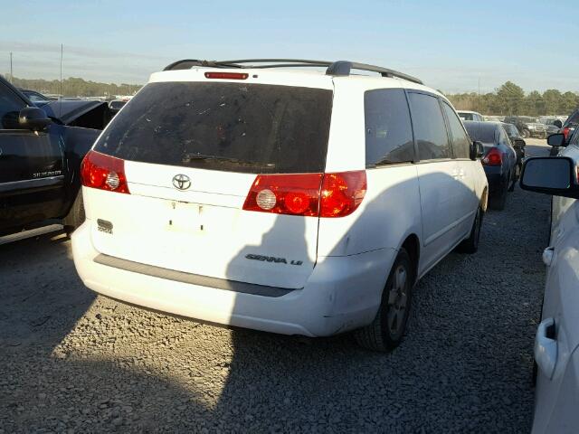 5TDKK4CC2AS311413 - 2010 TOYOTA SIENNA CE WHITE photo 4