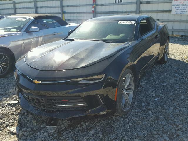 1G1FB1RS4J0115354 - 2018 CHEVROLET CAMARO LT BLACK photo 2