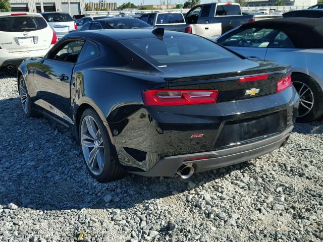 1G1FB1RS4J0115354 - 2018 CHEVROLET CAMARO LT BLACK photo 3