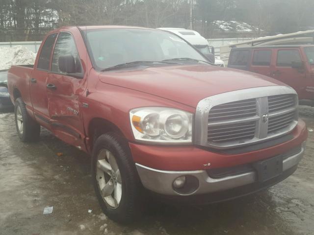 1D7HU18207S150018 - 2007 DODGE RAM 1500 S RED photo 1