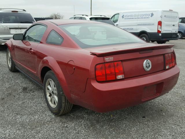 1ZVHT80N375250301 - 2007 FORD MUSTANG RED photo 3