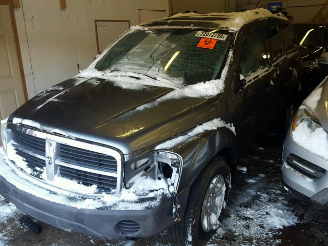 1D4HB38N05F536999 - 2005 DODGE DURANGO ST GRAY photo 2