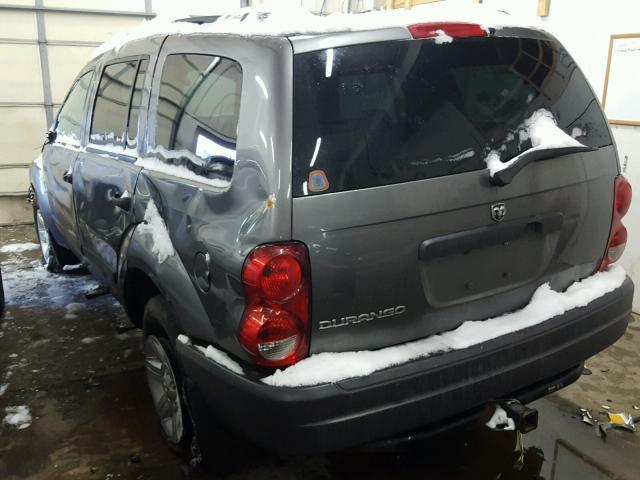 1D4HB38N05F536999 - 2005 DODGE DURANGO ST GRAY photo 3