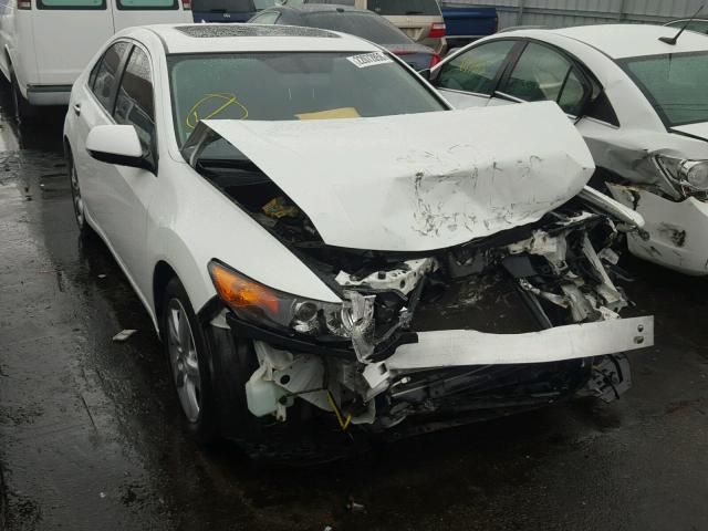 JH4CU2F44EC002460 - 2014 ACURA TSX WHITE photo 1