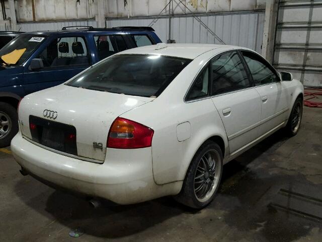 WAULT64B74N063251 - 2004 AUDI A6 3.0 QUA WHITE photo 4