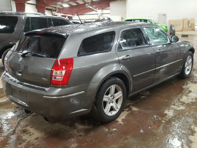 2D4GV57268H119329 - 2008 DODGE MAGNUM R/T GRAY photo 4