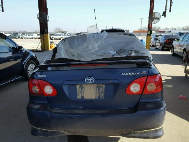 1NXBR32E36Z715666 - 2006 TOYOTA COROLLA CE BLUE photo 10