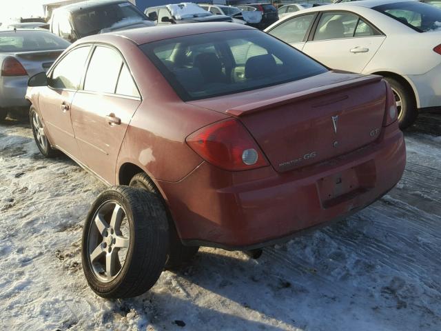 1G2ZH58N574157883 - 2007 PONTIAC G6 GT RED photo 3