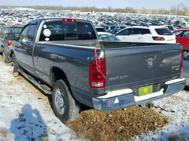 3D7KS28C36G116056 - 2006 DODGE RAM 2500 S GRAY photo 3