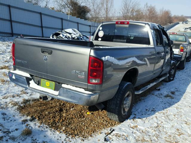 3D7KS28C36G116056 - 2006 DODGE RAM 2500 S GRAY photo 4