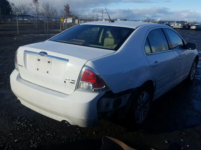 3FAHP02107R141283 - 2007 FORD FUSION SEL WHITE photo 4