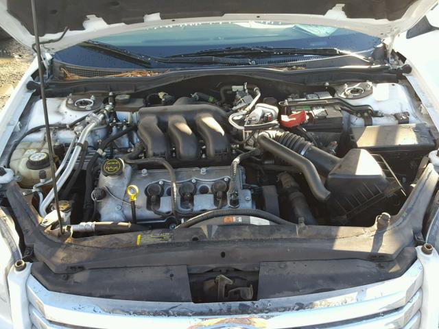 3FAHP02107R141283 - 2007 FORD FUSION SEL WHITE photo 7