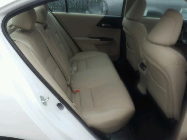 1HGCR3F87EA029743 - 2014 HONDA ACCORD EXL WHITE photo 6