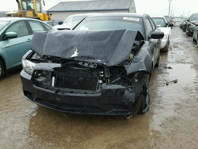 2C3CDXBG1EH137623 - 2014 DODGE CHARGER SE BLACK photo 9