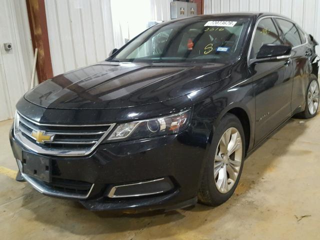 2G1115SL8E9302616 - 2014 CHEVROLET IMPALA LT BLACK photo 2