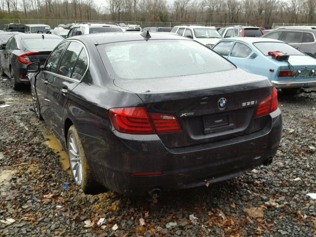 WBAFU7C50DDU70961 - 2013 BMW 535 XI BLACK photo 3