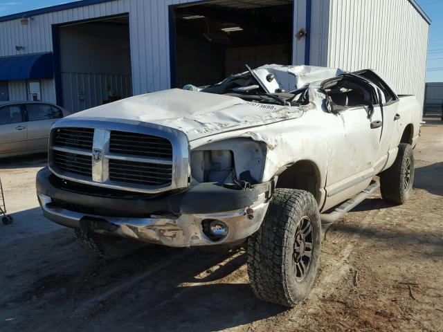 3D7KS28A48G216782 - 2008 DODGE RAM 2500 S WHITE photo 2