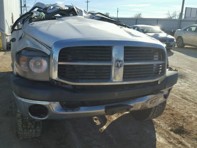 3D7KS28A48G216782 - 2008 DODGE RAM 2500 S WHITE photo 9