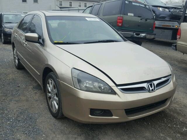 1HGCM66556A040814 - 2006 HONDA ACCORD EX GOLD photo 1