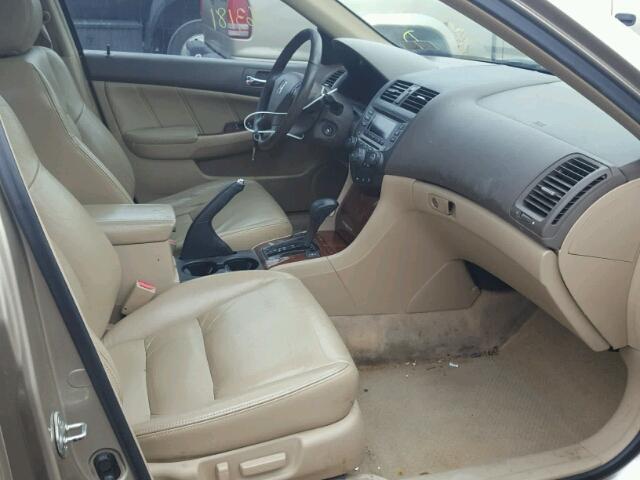 1HGCM66556A040814 - 2006 HONDA ACCORD EX GOLD photo 5