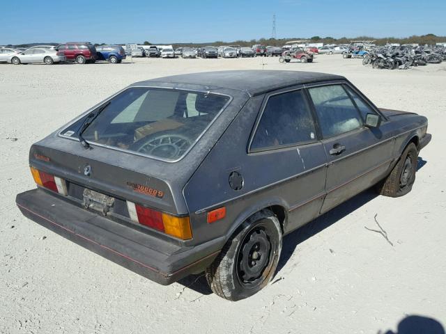 WVWCA0538BK015026 - 1981 VOLKSWAGEN SCIROCCO D GRAY photo 4