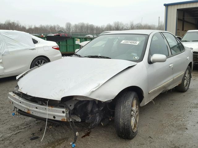 1G1JH52F537232125 - 2003 CHEVROLET CAVALIER L SILVER photo 2