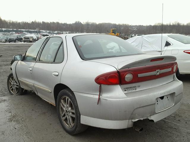 1G1JH52F537232125 - 2003 CHEVROLET CAVALIER L SILVER photo 3