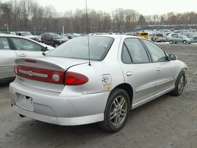 1G1JH52F537232125 - 2003 CHEVROLET CAVALIER L SILVER photo 4