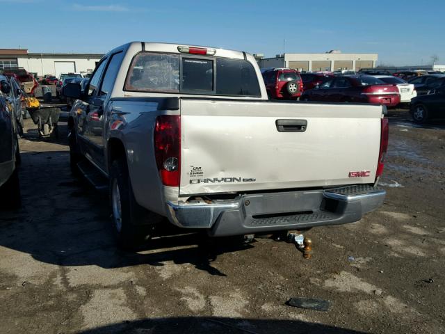 1GTCS136548136287 - 2004 GMC CANYON SILVER photo 3