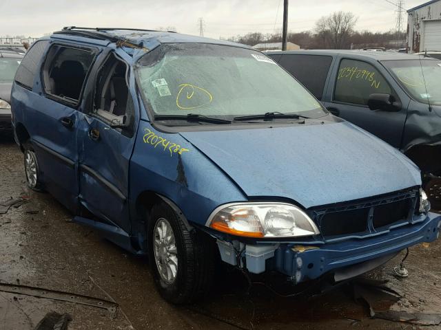 2FMZA51453BA36994 - 2003 FORD WINDSTAR L BLUE photo 1