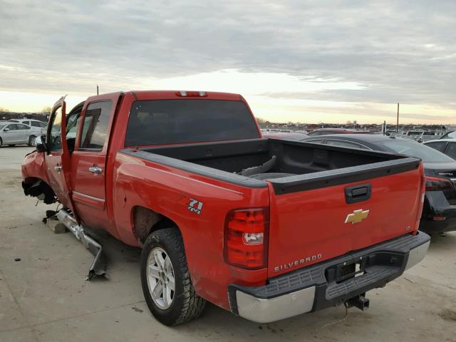 3GCPKSE74DG192227 - 2013 CHEVROLET SILVERADO RED photo 3