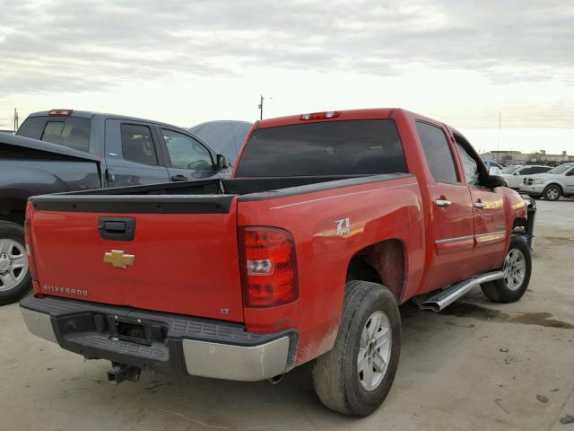 3GCPKSE74DG192227 - 2013 CHEVROLET SILVERADO RED photo 4