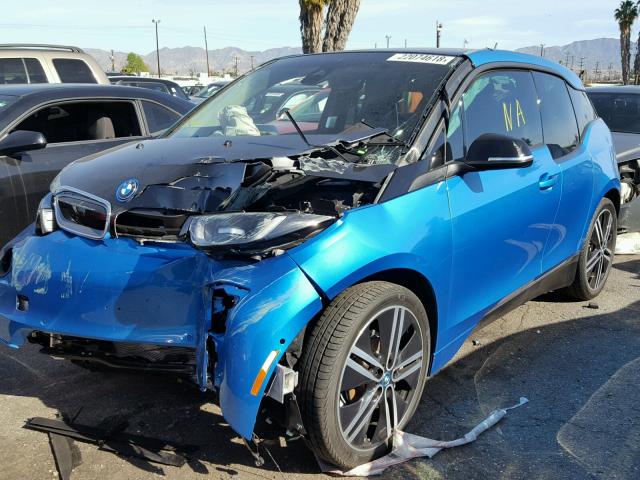 WBY1Z6C31H7A39672 - 2017 BMW I3 BEV BLUE photo 2