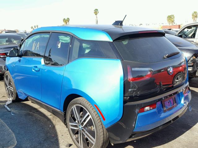 WBY1Z6C31H7A39672 - 2017 BMW I3 BEV BLUE photo 3