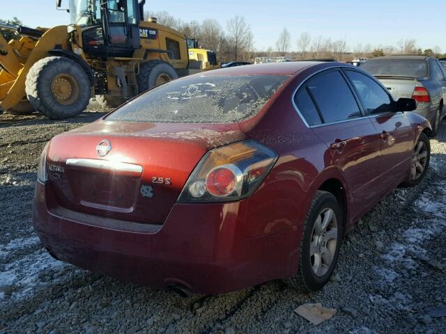 1N4AL21E78N448645 - 2008 NISSAN ALTIMA 2.5 BURGUNDY photo 4