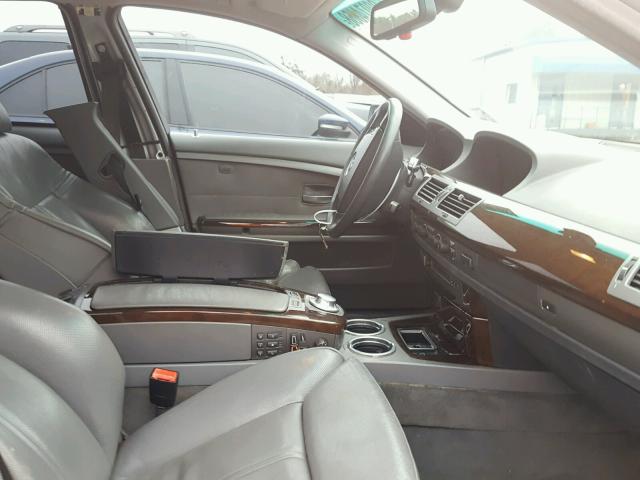 WBAGN63473DR14869 - 2003 BMW 745 LI SILVER photo 5