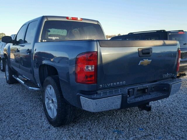 2GCEC13J771654340 - 2007 CHEVROLET SILVERADO TEAL photo 3