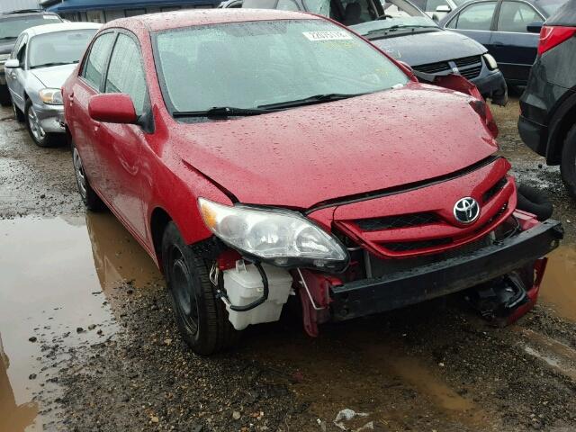 2T1BU4EE9BC635512 - 2011 TOYOTA COROLLA BA RED photo 1