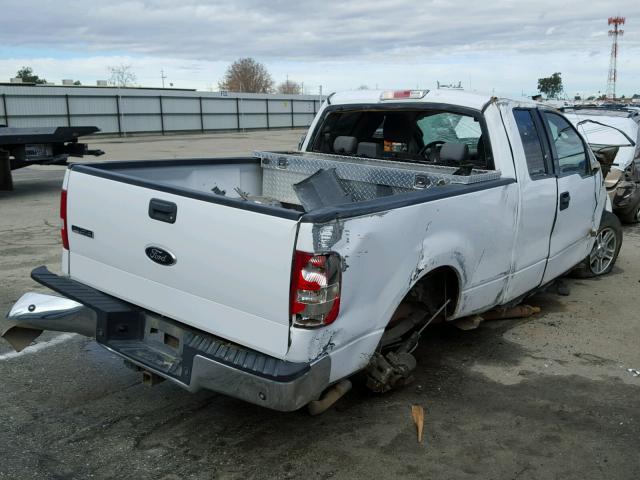 1FTPX14508FA51495 - 2008 FORD F150 WHITE photo 4